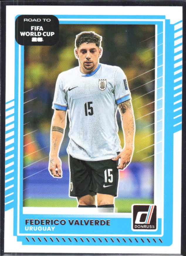 Federico Valverde 2025-26 Donruss Road to FIFA World Cup #50 – framsida
