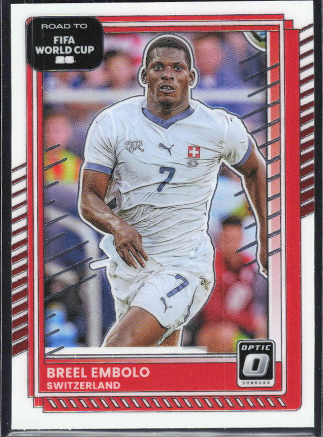 Breel Embolo 2025-26 Donruss Road to FIFA World Cup Optic #178 – framsida