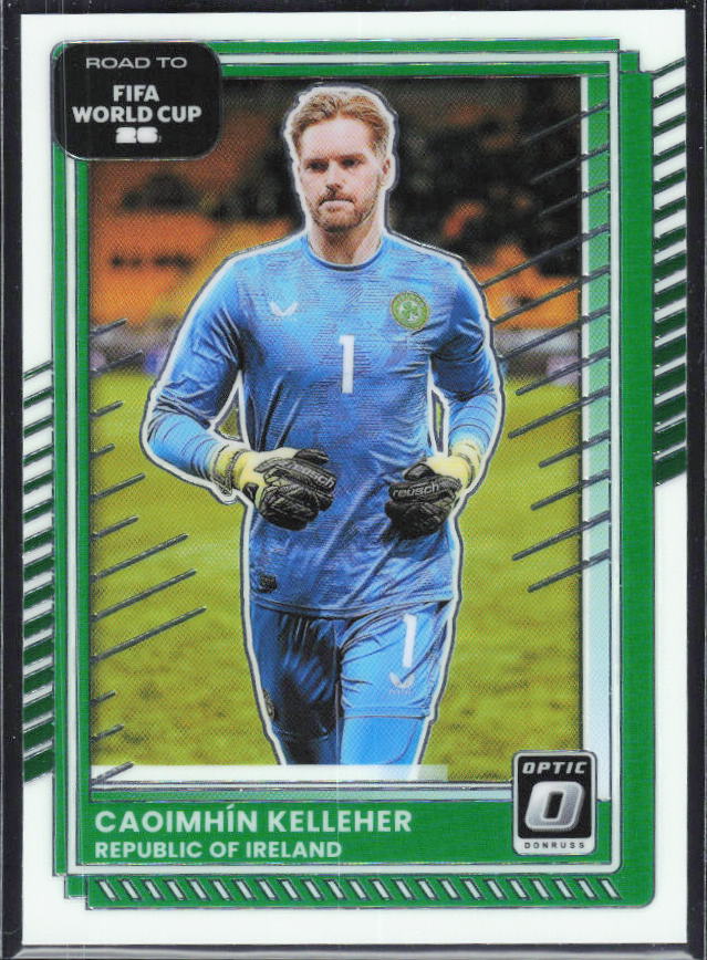 Caoimhín Kelleher 2025-26 Donruss Road to FIFA World Cup Optic #172 – framsida