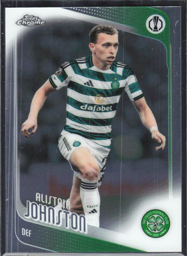 Alistair Johnston 2025-26 Chrome UEFA #148 – framsida