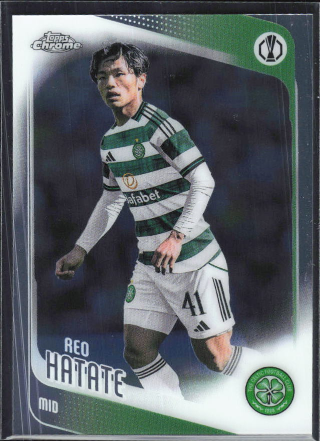 Reo Hatate 2025-26 Chrome UEFA #40 – framsida