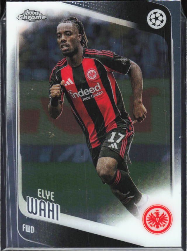 Elye Wahi 2025-26 Chrome UEFA #61 – framsida