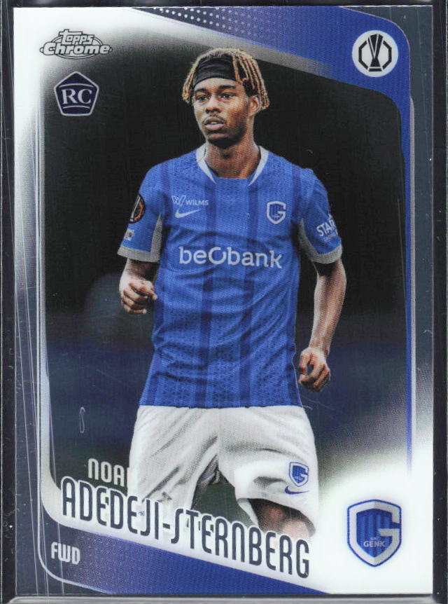 Noah Adedeji-Sternberg 2025-26 Chrome UEFA #122 – framsida