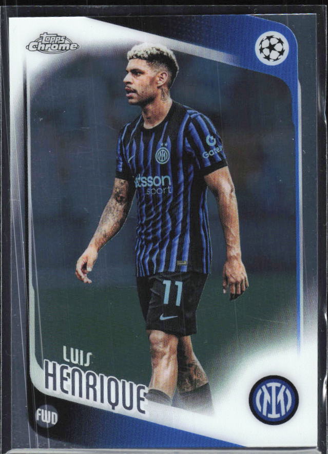 Luis Henrique 2025-26 Chrome UEFA #131 – framsida