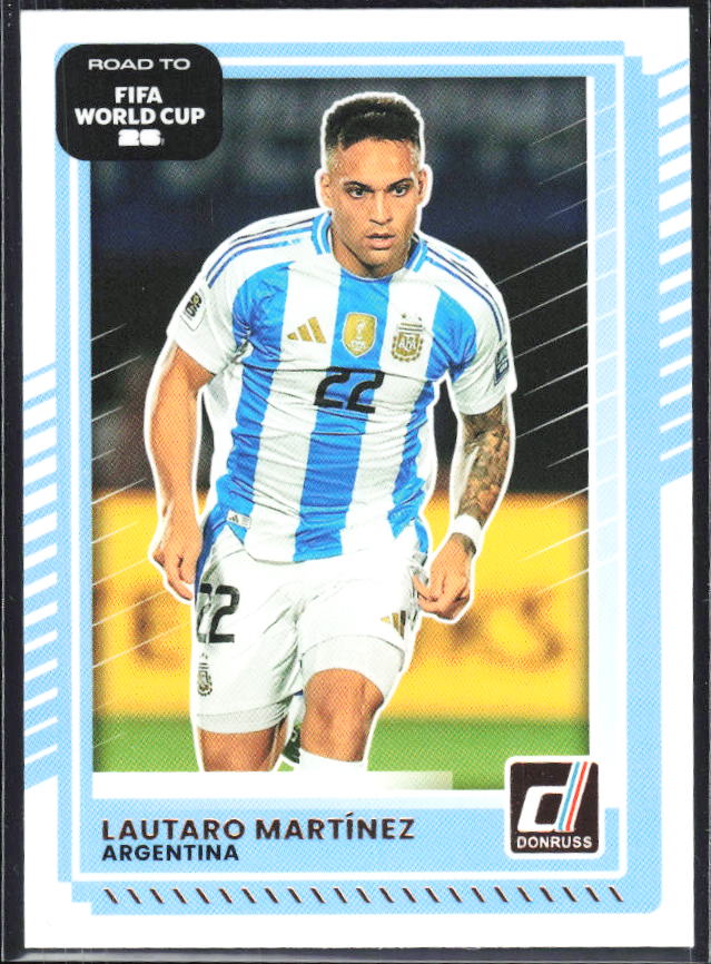 Lautaro Martínez 2025-26 Donruss Road to FIFA World Cup #163 – framsida