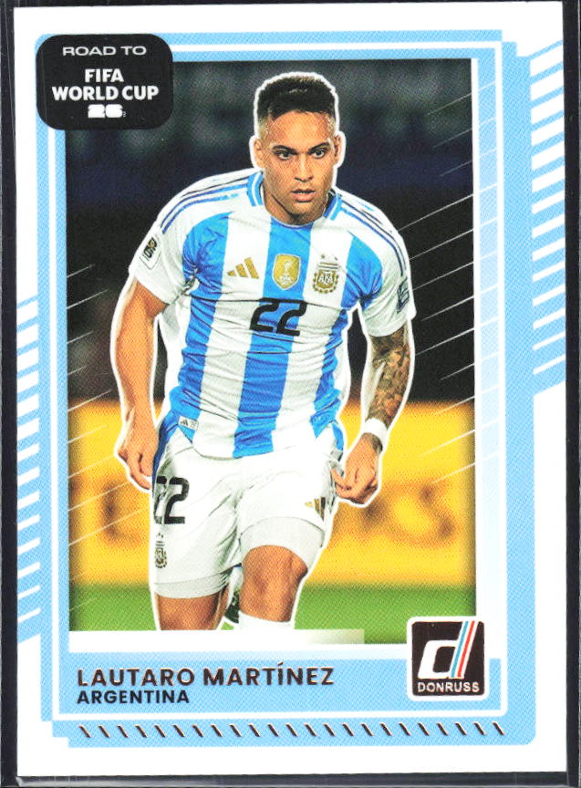 Lautaro Martínez 2025-26 Donruss Road to FIFA World Cup #163 – framsida