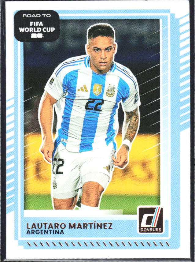 Lautaro Martínez 2025-26 Donruss Road to FIFA World Cup #163 – framsida