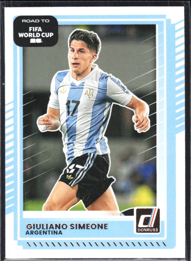 Giuliano Simeone 2025-26 Donruss Road to FIFA World Cup #165 – framsida