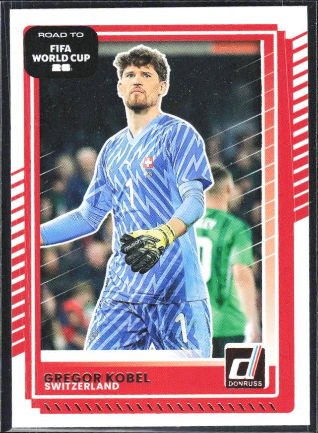 Gregor Kobel 2025-26 Donruss Road to FIFA World Cup #175 – framsida