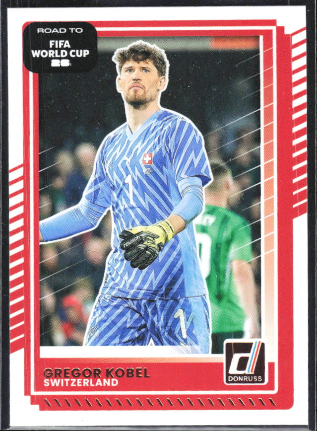 Gregor Kobel 2025-26 Donruss Road to FIFA World Cup #175 – framsida