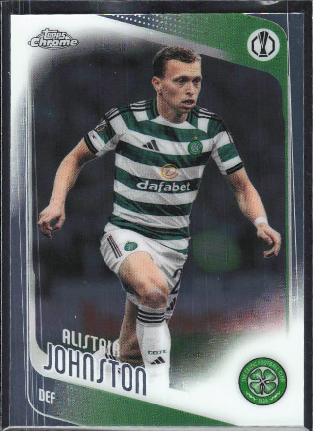 Alistair Johnston 2025-26 Chrome UEFA #148 – framsida