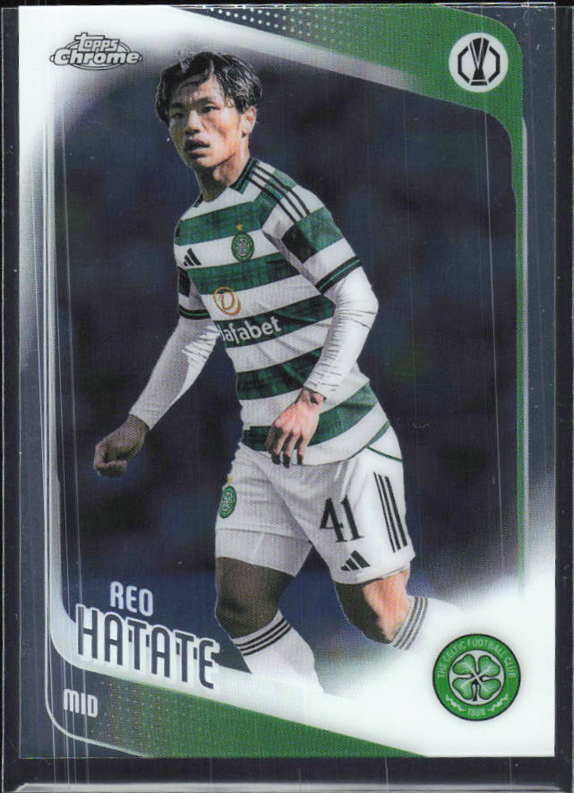 Reo Hatate 2025-26 Chrome UEFA #40 – framsida