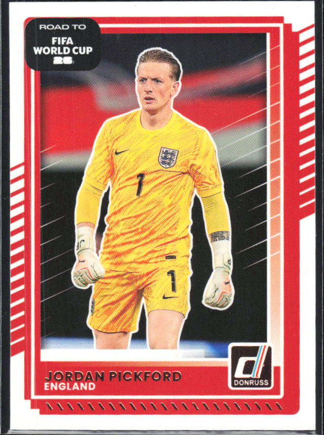 Jordan Pickford 2025-26 Donruss Road to FIFA World Cup #64 – framsida