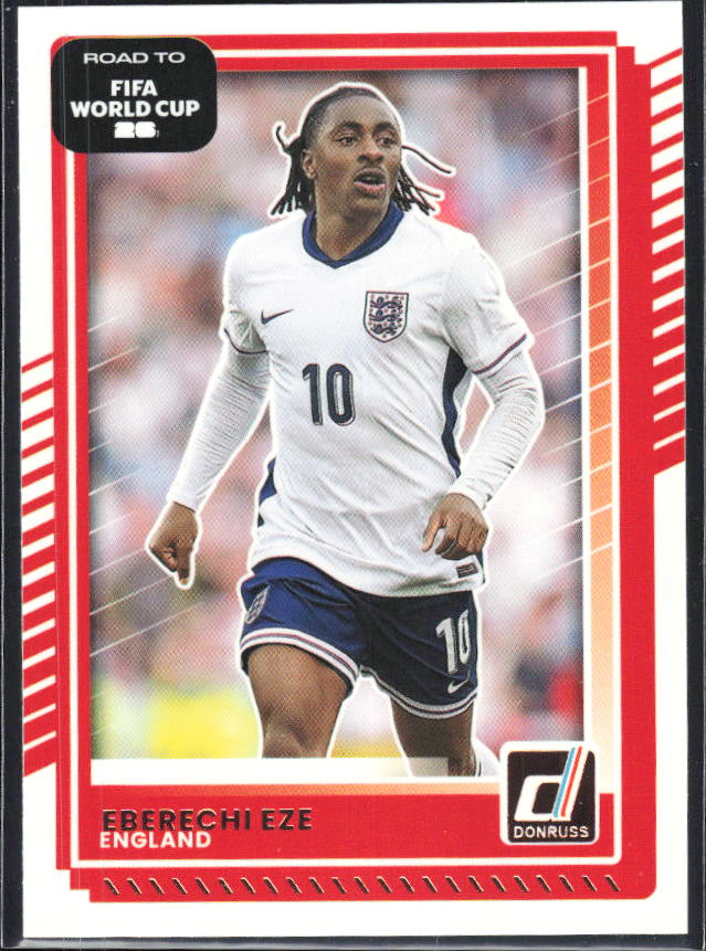 Eberechi Eze 2025-26 Donruss Road to FIFA World Cup #68 – framsida