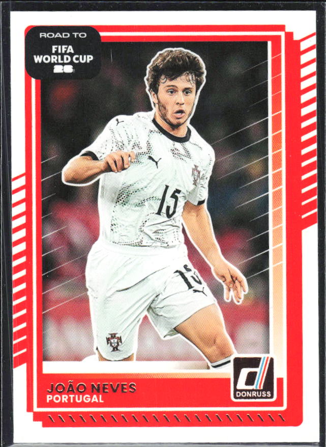 João Neves 2025-26 Donruss Road to FIFA World Cup #86 – framsida