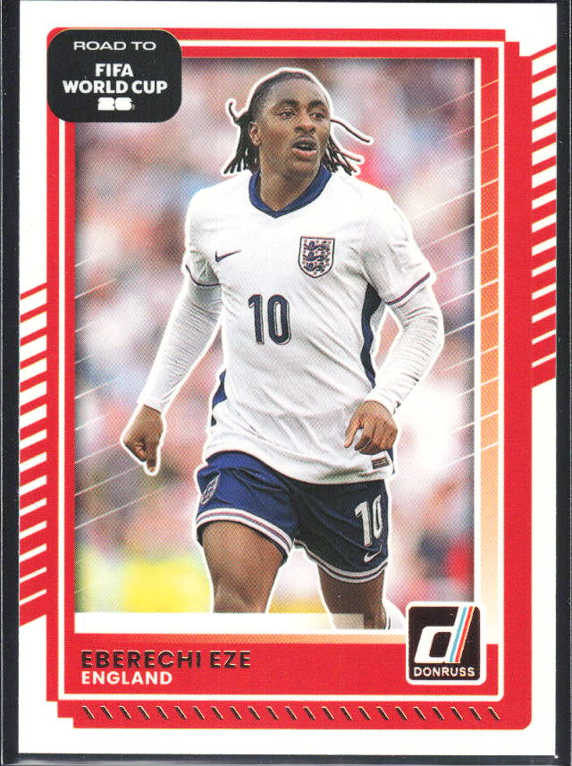 Eberechi Eze 2025-26 Donruss Road to FIFA World Cup #68 – framsida