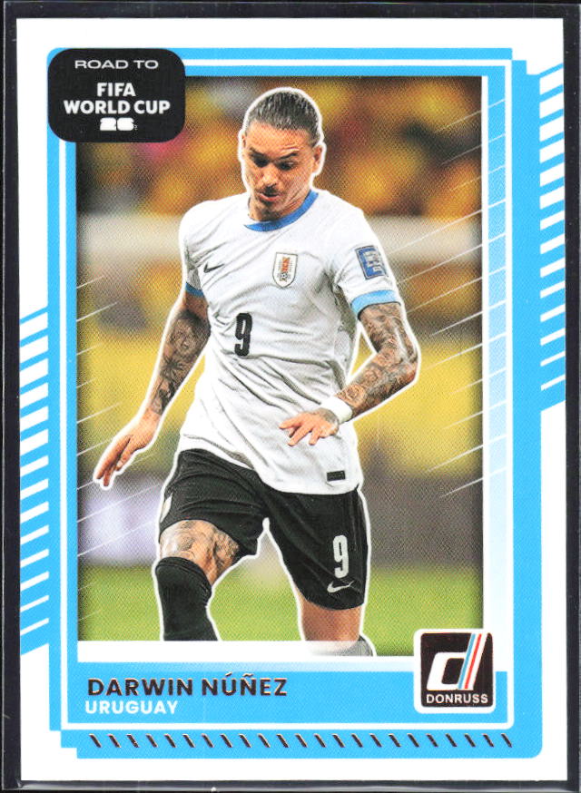 Darwin Núñez 2025-26 Donruss Road to FIFA World Cup #52 – framsida