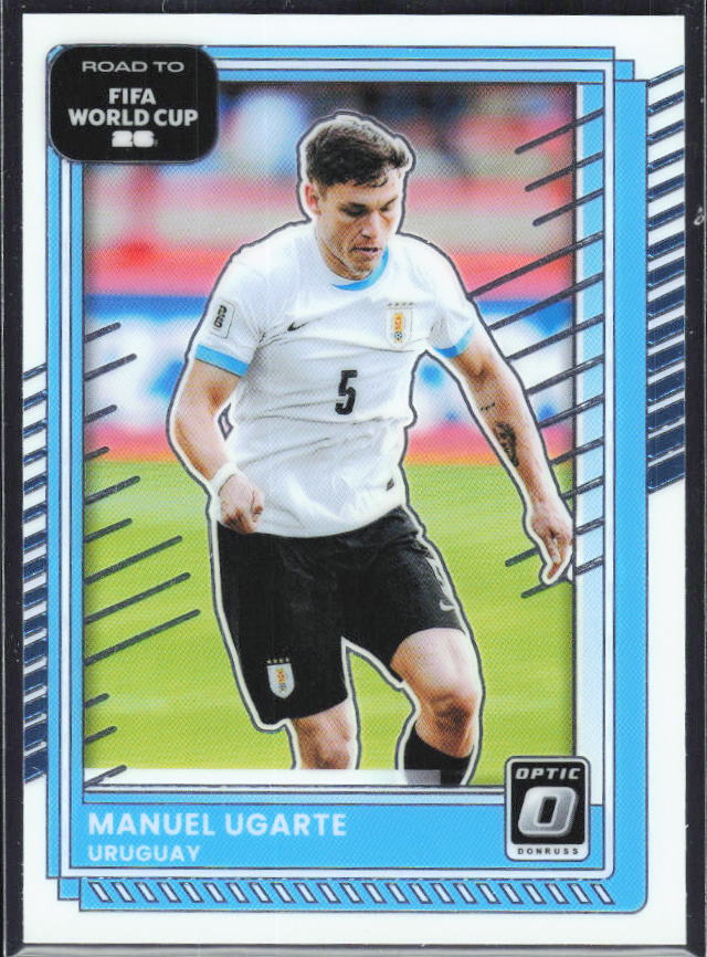 Manuel Ugarte 2025-26 Donruss Road to FIFA World Cup Optic #49 – framsida
