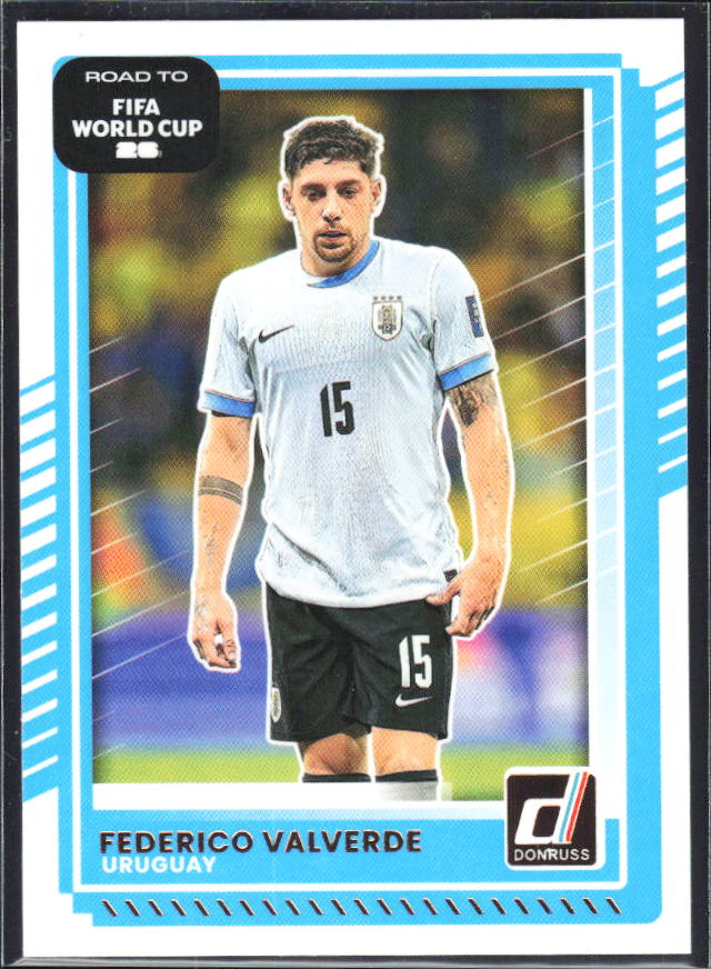 Federico Valverde 2025-26 Donruss Road to FIFA World Cup #50 – framsida