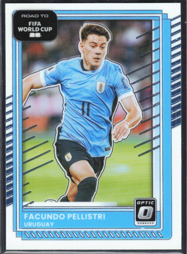 Facundo Pellistri 2025-26 Donruss Road to FIFA World Cup Optic #53 – framsida