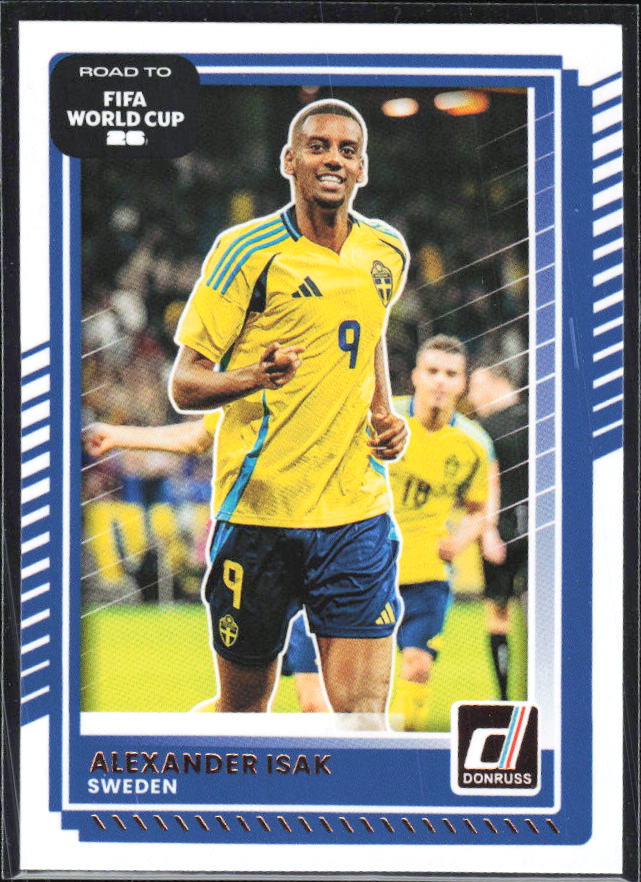 Alexander Isak 2025-26 Donruss Road to FIFA World Cup #81 – framsida