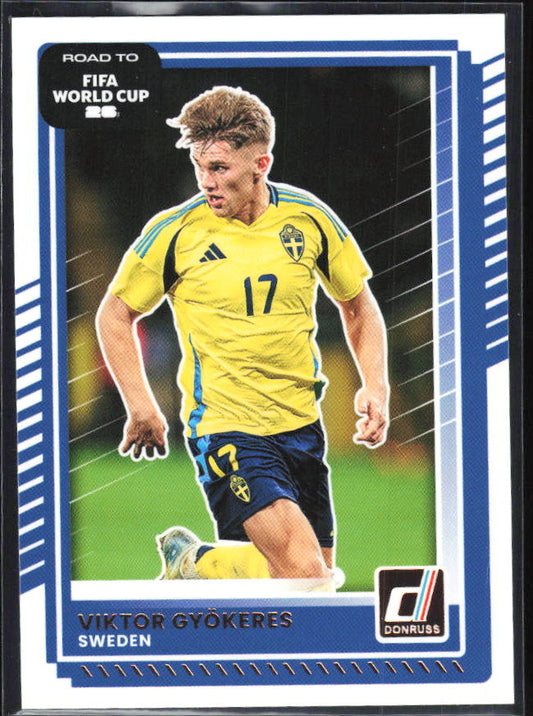 Viktor Gyökeres 2025-26 Donruss Road to FIFA World Cup #82 – framsida