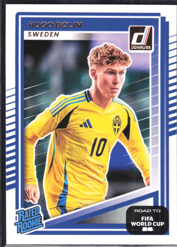 Hugo Bolin 2025-26 Donruss Road to FIFA World Cup Rated Rookie #243 – framsida