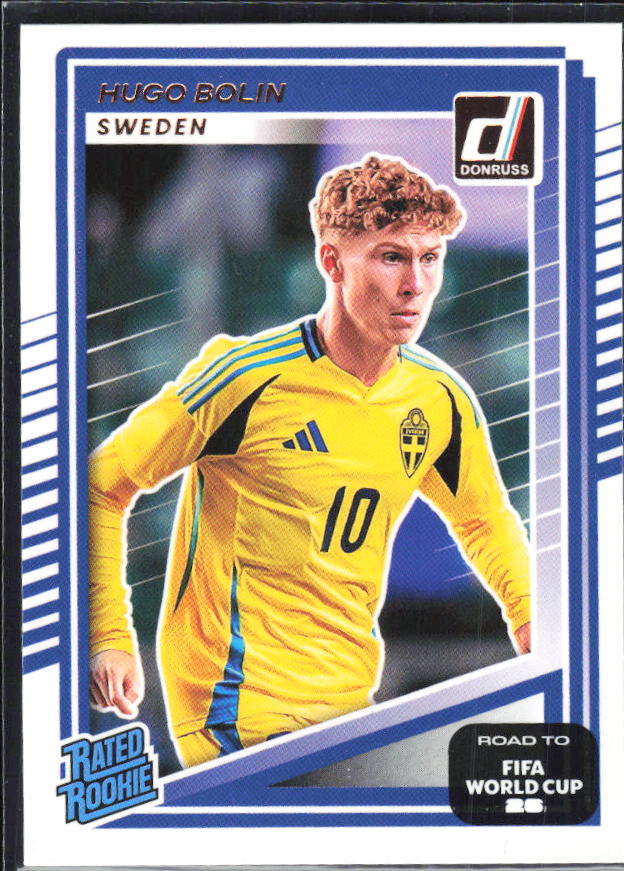 Hugo Bolin 2025-26 Donruss Road to FIFA World Cup Rated Rookie #243 – framsida