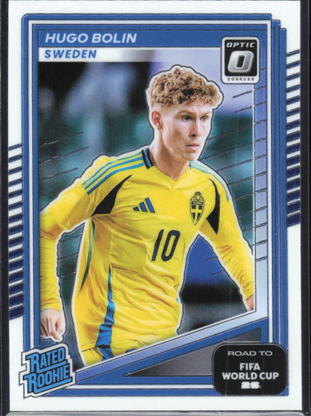 Hugo Bolin 2025-26 Donruss Road to FIFA World Cup Optic Rated Rookie #243 – framsida