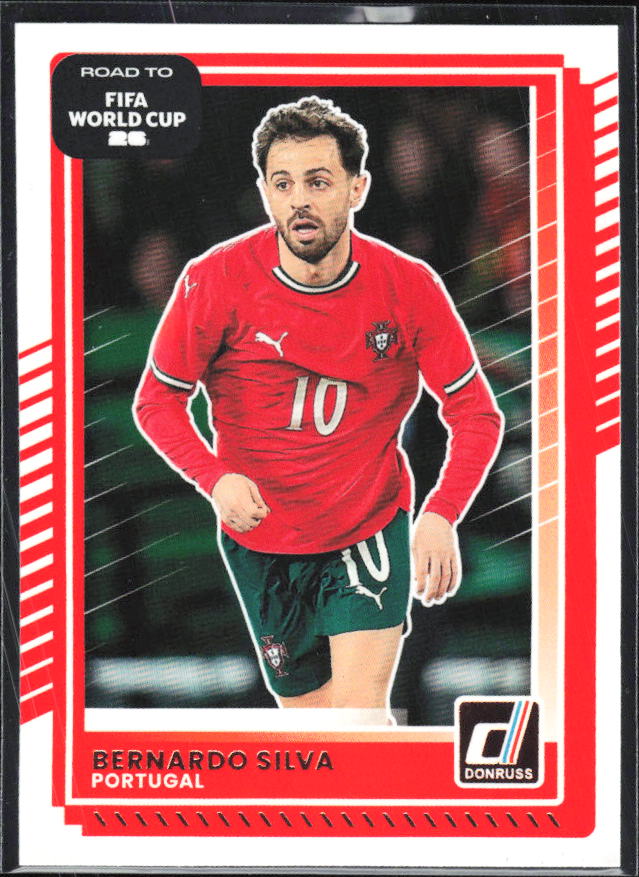 Bernardo Silva 2025-26 Donruss Road to FIFA World Cup #85 – framsida