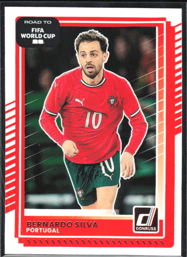Bernardo Silva 2025-26 Donruss Road to FIFA World Cup #85 – framsida