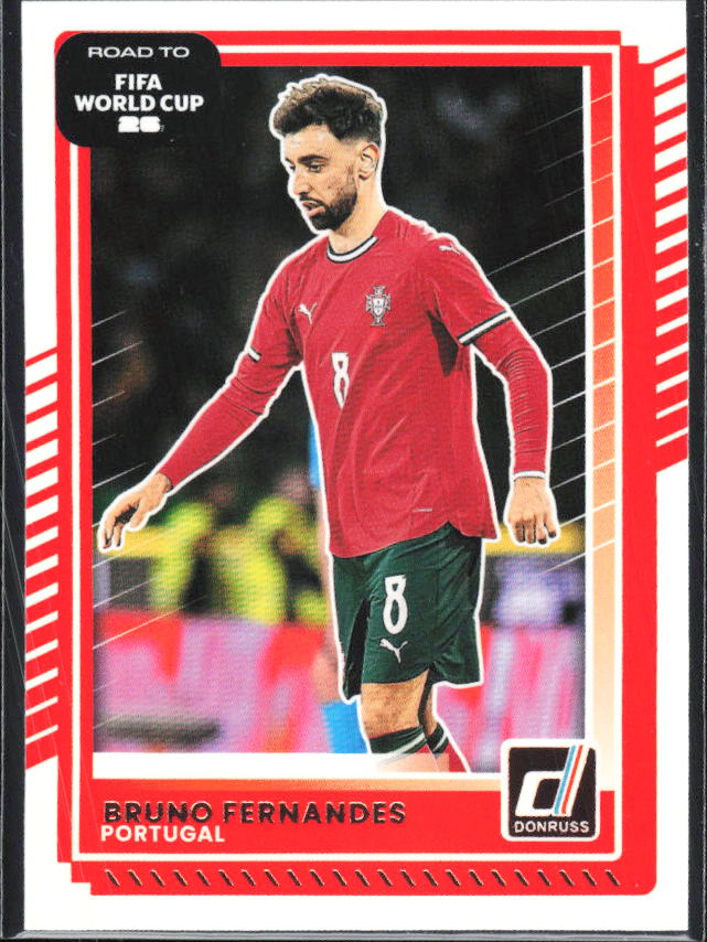 Bruno Fernandes 2025-26 Donruss Road to FIFA World Cup #90 – framsida