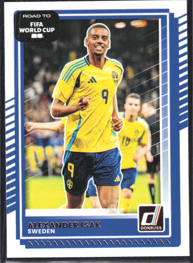 Alexander Isak 2025-26 Donruss Road to FIFA World Cup #81 – framsida
