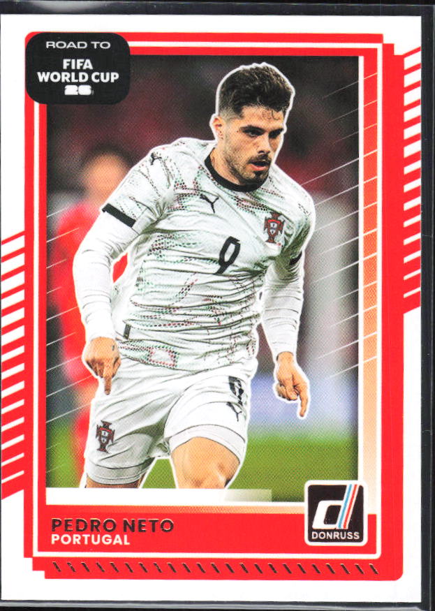 Pedro Neto 2025-26 Donruss Road to FIFA World Cup #94 – framsida
