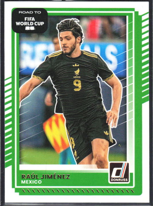 Raúl Jiménez 2025-26 Donruss Road to FIFA World Cup #74 – framsida