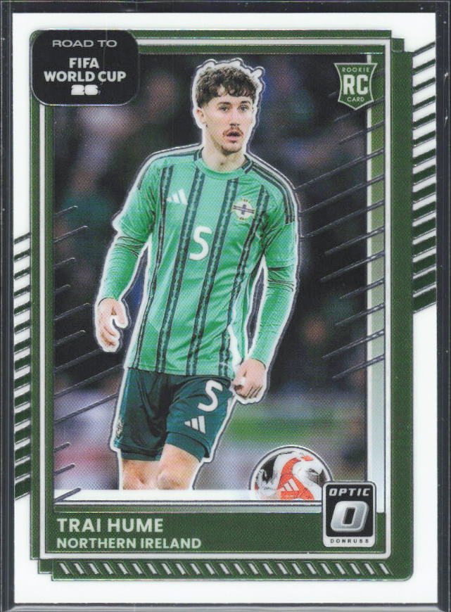 Trai Hume 2025-26 Donruss Road to FIFA World Cup Optic #46 – framsida