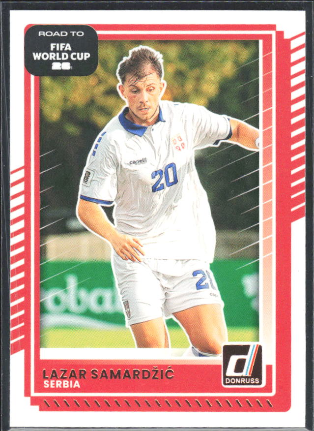 Lazar Samardžić 2025-26 Donruss Road to FIFA World Cup #55 – framsida