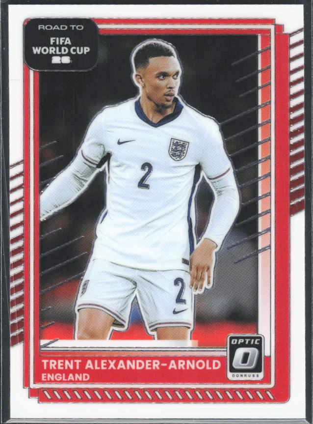 Trent Alexander-Arnold 2025-26 Donruss Road to FIFA World Cup Optic #71 – framsida