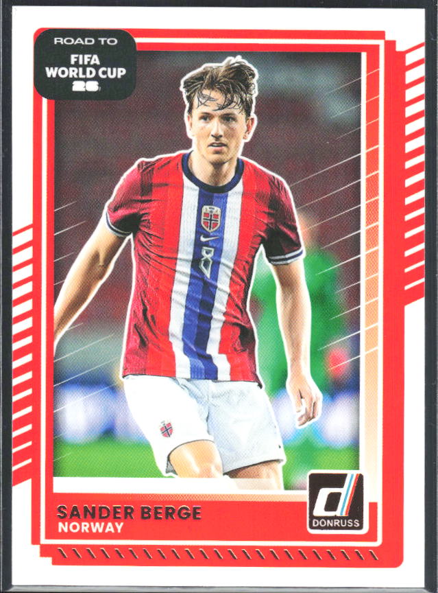Sander Berge 2025-26 Donruss Road to FIFA World Cup #171 – framsida