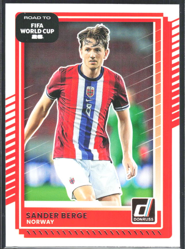 Sander Berge 2025-26 Donruss Road to FIFA World Cup #171 – framsida