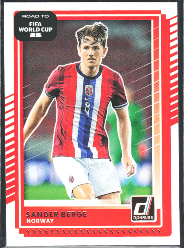 Sander Berge 2025-26 Donruss Road to FIFA World Cup #171 – framsida