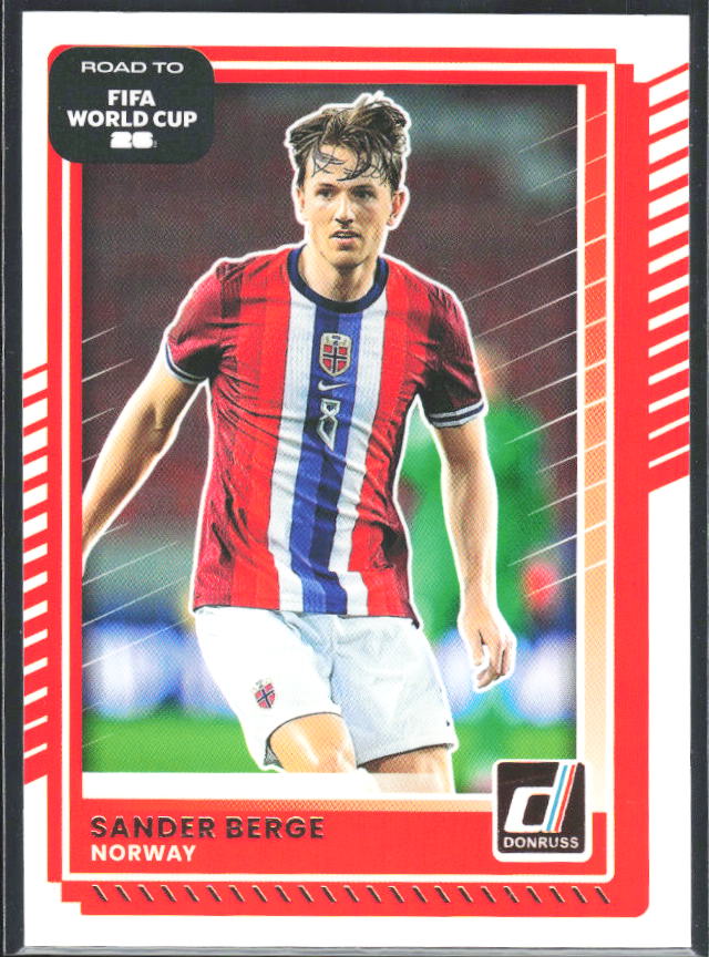 Sander Berge 2025-26 Donruss Road to FIFA World Cup #171 – framsida