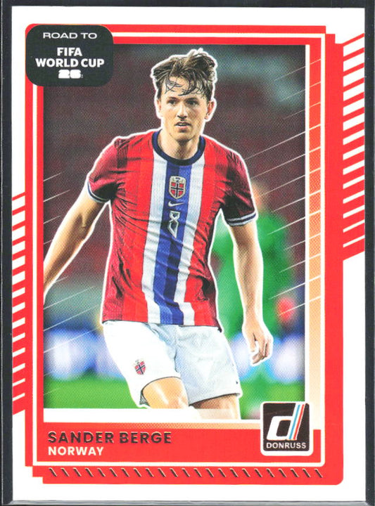 Sander Berge 2025-26 Donruss Road to FIFA World Cup #171 – framsida