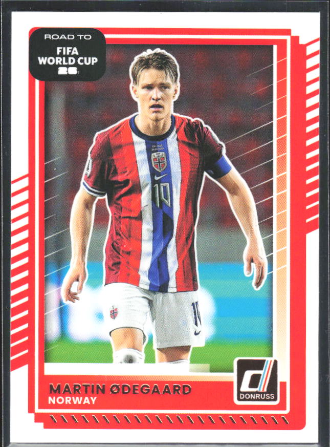 Martin Ødegaard 2025-26 Donruss Road to FIFA World Cup #166 – framsida