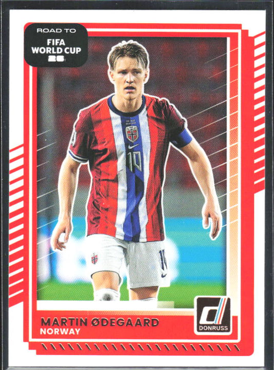 Martin Ødegaard 2025-26 Donruss Road to FIFA World Cup #166 – framsida