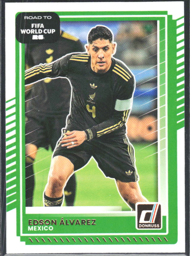 Edson Álvarez 2025-26 Donruss Road to FIFA World Cup #76 – framsida