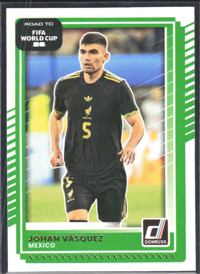 Johan Vásquez 2025-26 Donruss Road to FIFA World Cup #79 – framsida
