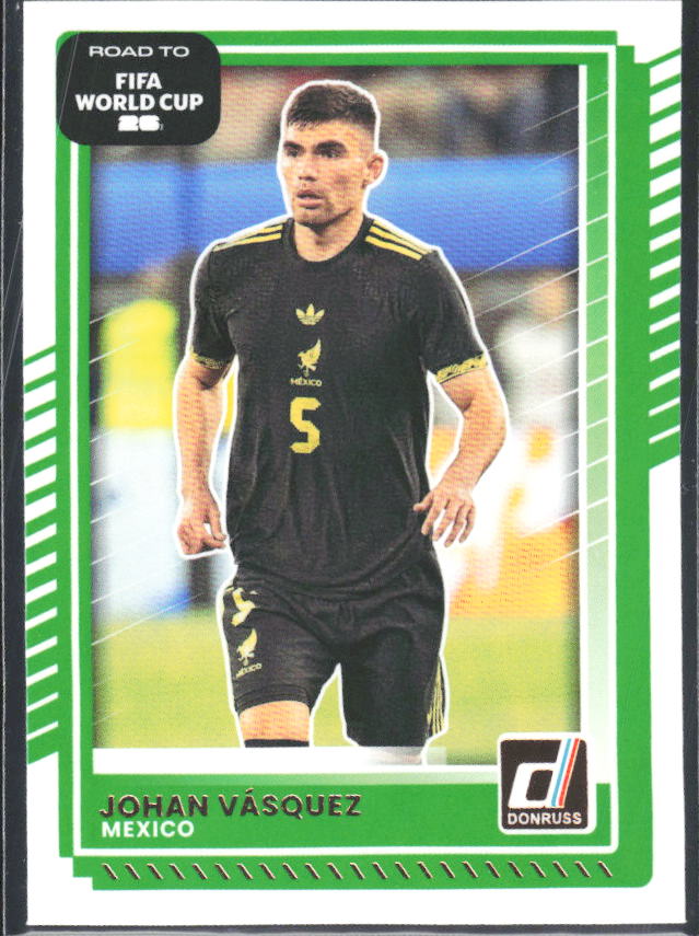 Johan Vásquez 2025-26 Donruss Road to FIFA World Cup #79 – framsida