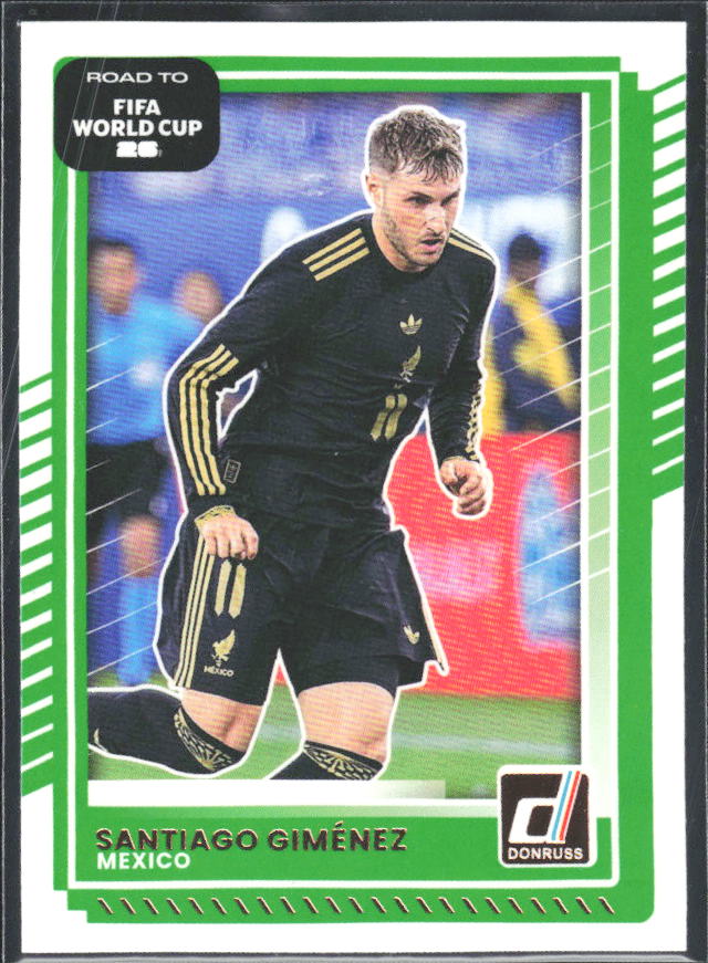 Santiago Giménez 2025-26 Donruss Road to FIFA World Cup #75 – framsida