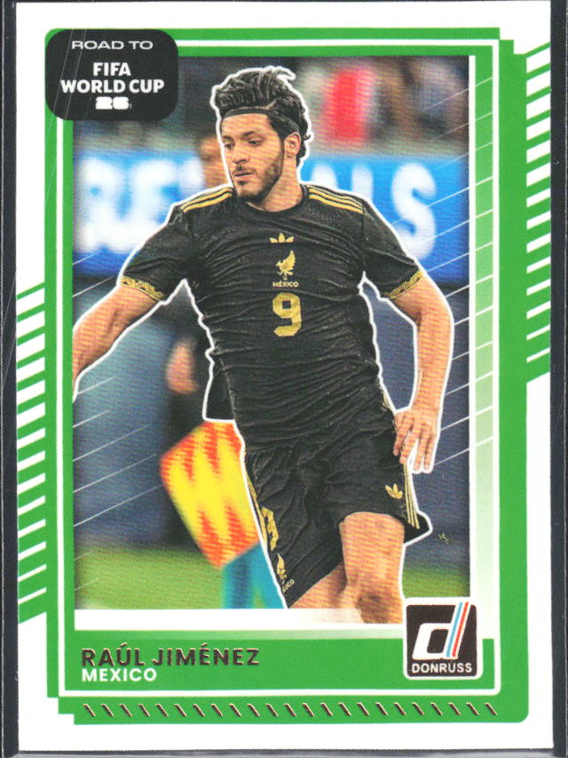 Raúl Jiménez 2025-26 Donruss Road to FIFA World Cup #74 – framsida